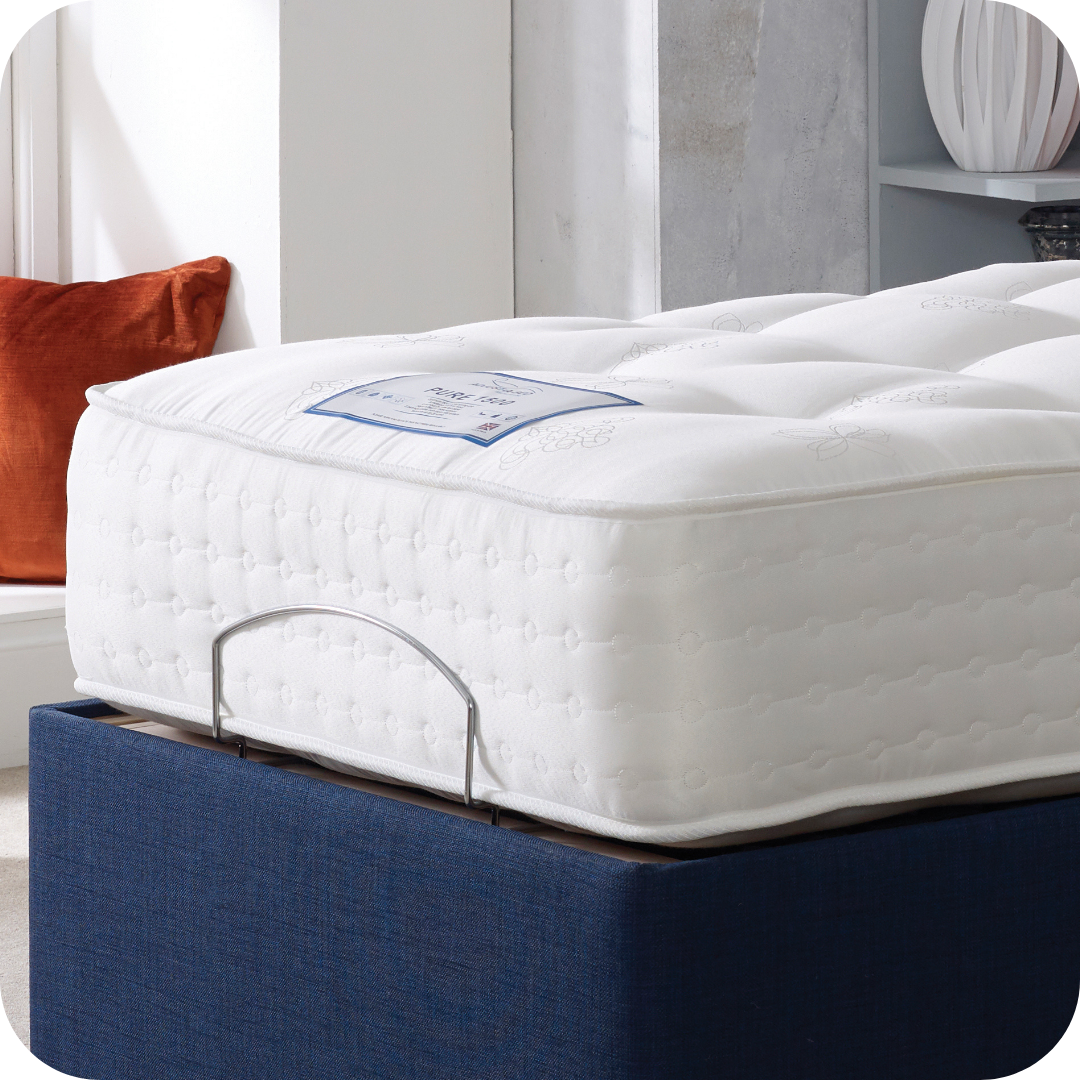 Pure 1500 Adjustable Divan Base and Mattress - Image 3